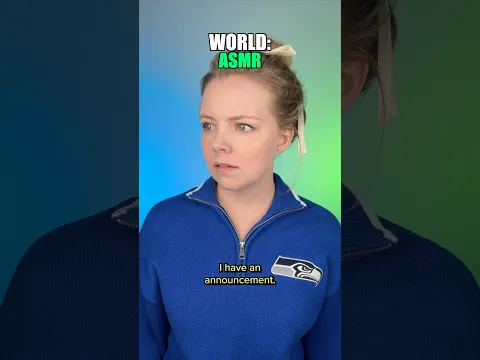 If the world was ASMR
