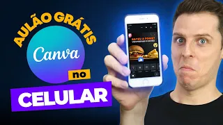 ???? Como usar o Canva Pelo Celular? Crie Posts de GRAÇA usando somente seu celular!