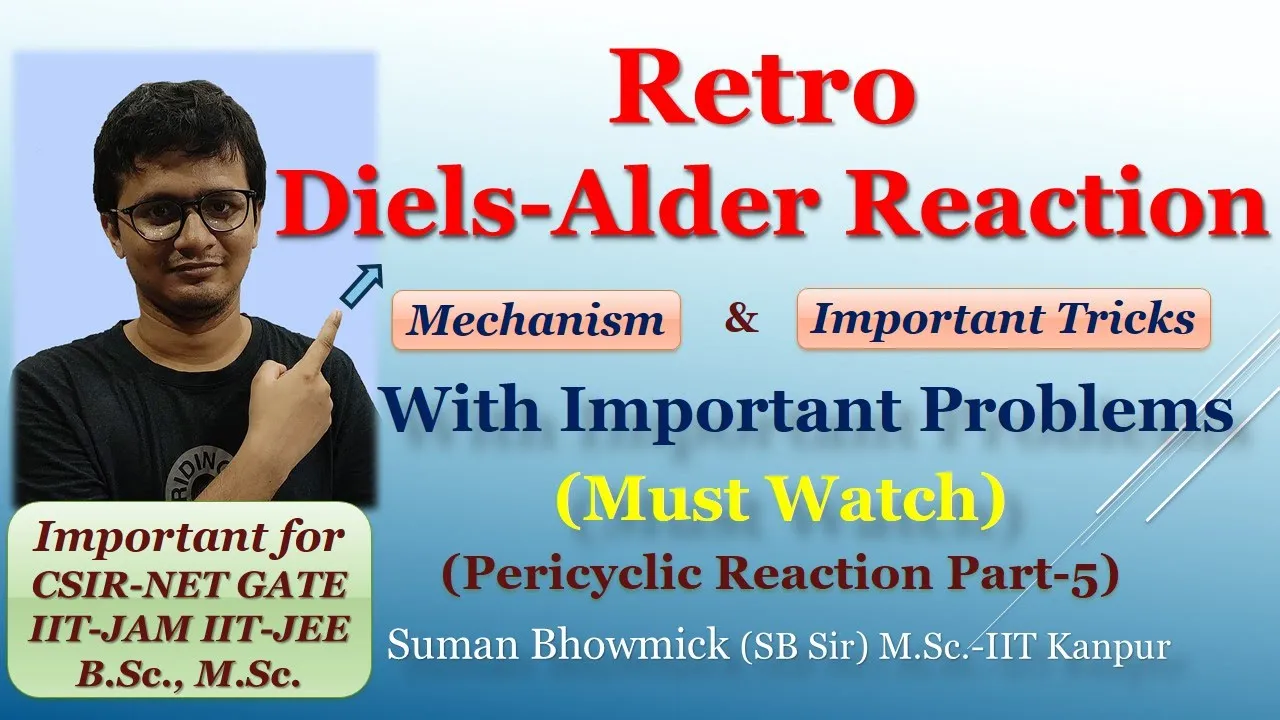 Retro-Diels-Alder Reaction || Easy Tricks || Important for CSIR-NET GATE in Hindi ||