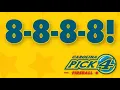 Pick 4 Quad 8s Win