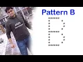 pattern in java pattern letter B