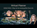 How I Set Up My Astrology Birth Chart in my Writual Planner for Tarot Lovers