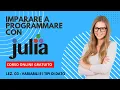 Lezione 03 Variabili Tipi di dato