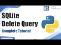 Delete Query - Delete Query in Python SQLite Python Tutorial
