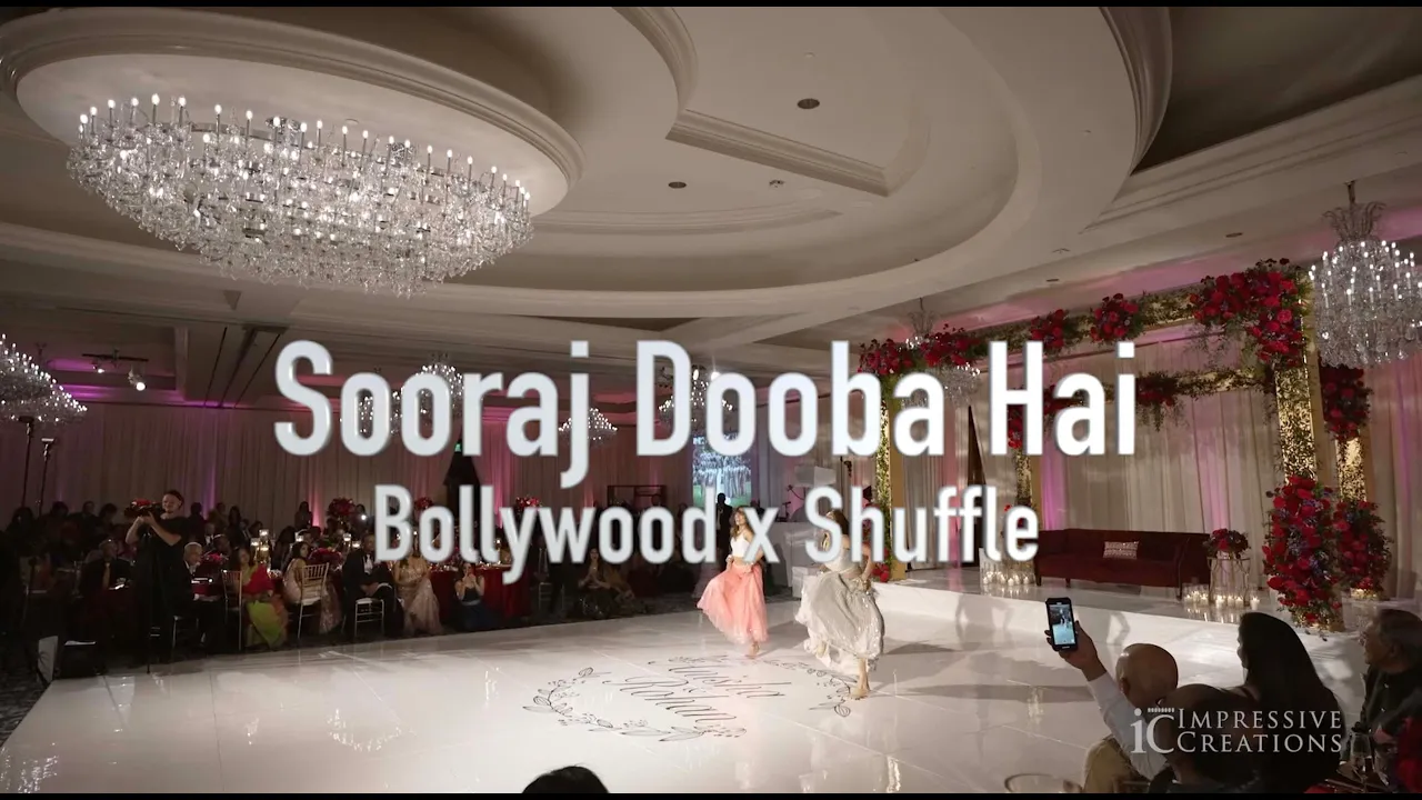 Friend's WEDDING Performance | Anisha + Rohan | BOLLYWOOD x SHUFFLE | Sooraj Dooba Hai | DesiFuze