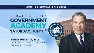 DeKalb Law Department Presentation Citizens Council Orientation Government Academy 2026