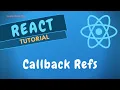 24 Callback Refs in React Component Create Ref with Callback Ref to access Html Element - ReactJS