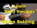 Steve Stine Using Shell Voicings for Better Blues Soloing Guitar Lesson