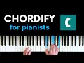 How to use Chordify on piano 7 steps