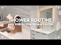 easy guide to a perfect shower routine shower step-by-step tips