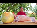 Download Lagu Roasting a Whole Lamb Inside a 42kg Giant Pumpkin! Bet You Never Seen Before! | Uncle Rural Gourmet