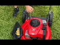 How To Release Pull Cord On New Lawn Mower - Craftsman M100