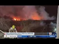 Fire damages old trestle bridge in Clarksburg