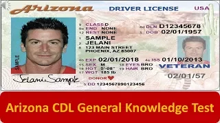 Arizona CDL General Knowledge Test