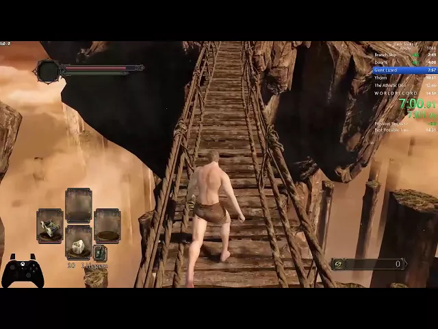 Dark Souls 2 any% in 14:42 RTA no Load (World Record)