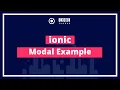 Ionic Modal Tutorial with Example - codesundar