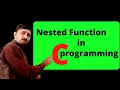 Functions in C Programming Nested Function in C Programming C Programming TARIQ IQBAL