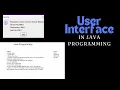 Java Programming Small example of user interface Number Generator