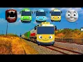 Lagu Ayo Bermain Tebak Gambar Kereta Api Lucu CC201, Train Eater, Bus Rogi, Bus Tayo, Bus Lani, Thomas