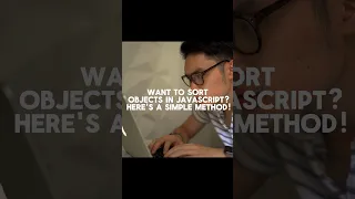 Sort an Array of Objects in JavaScript Quick Guide