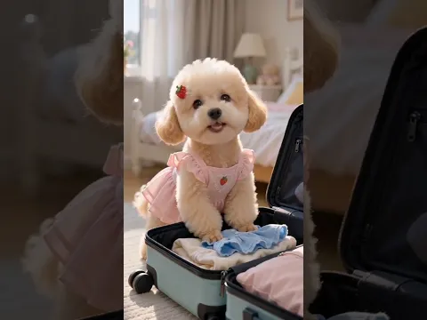 Can AI technology transform a puppy? #shortsshorts #viralvideo #viralshorts #funydog1010 #poodle