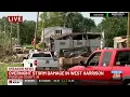 Storm damage in Ohio Indiana