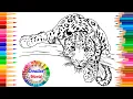 Jaguar Predator Coloring Book Wild animals Coloring How To Color a Jaguar