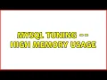 MySQL Tuning -