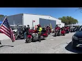 Funeral processional for Major Cody Khork by Lakeland PD