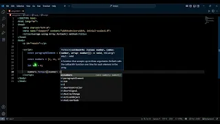JavaScript Array forEach method