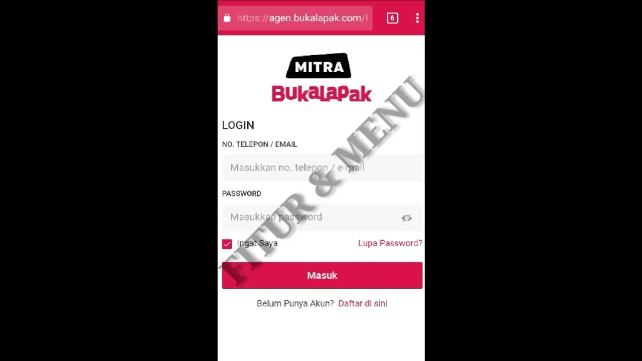 Cara Beli Pulsa atau Token Listrik di Bukalapak via HP Android