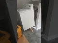 washing machine drip pan install
