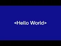 Hello World in 20 different Programming Languages
