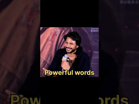 Hero SundeepKishan Powerful Words| #sigma #sandeepkishan #tollywoodentertainment #viralvideo #tfi