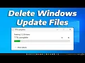 How To Delete Windows Update Files Free Up Space Boost Performance - Windows 11 PC Laptop