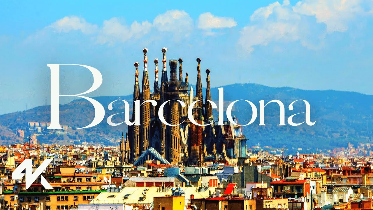 Barcelona Scenic Relaxation 4K Video 2023 - Spain's Vibrant City