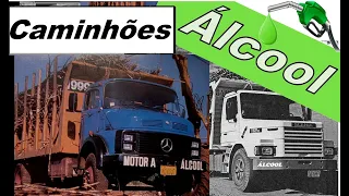 Caminhões a ÁLCOOL no Brasil -  História e modelos de carga com motores a etanol.