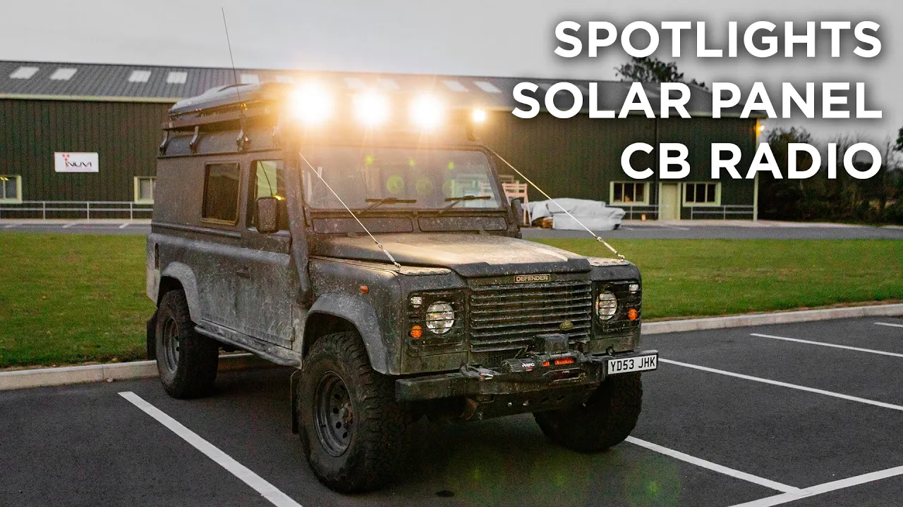 Defender 110 build is ready for OFF GRID