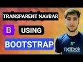How to Make Transparent Navbar Using Bootstrap Bootstrap 5