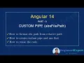 Part 8 - Custom pipe with live example Why do we need to create custom pipe Angular for expert