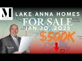 Lake Anna Homes for Sale Under 500K Water Access Homes January 30 2025