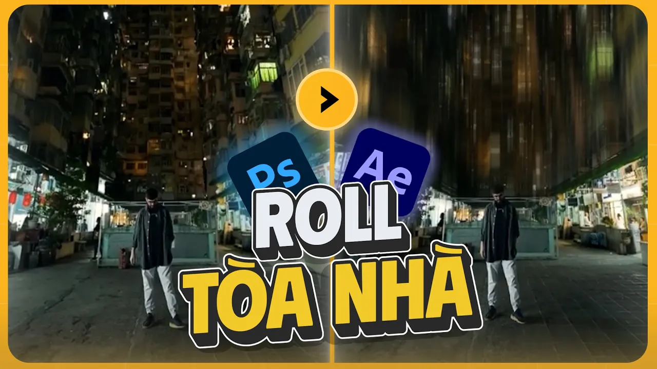 Outline Video Hướng dẫn hiệu ứng "Tòa Nhà Thành Thang Máy" bằng PTS và After Effects | QuạHD