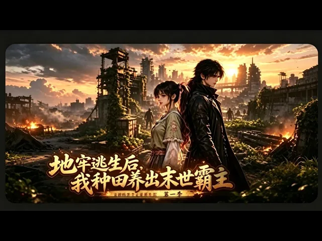 Anime 地牢逃生後我種田養出末世霸主 絕境之中二人慢慢彼此依靠並肩闖過無數險境