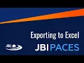 05 JBI PACES Tutorial Exporting to excel