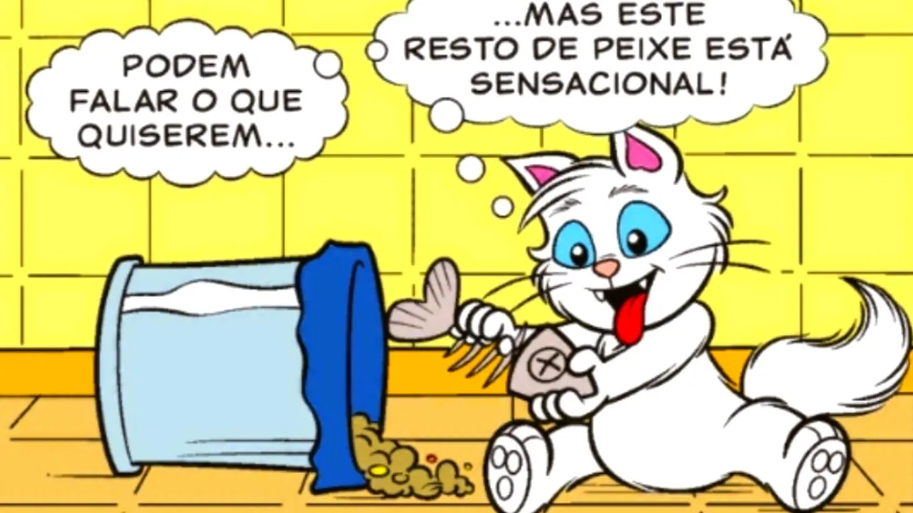 TUDO O QUE UM GATO QUER - QUADRINHOS DA TURMA DA MÔNICA