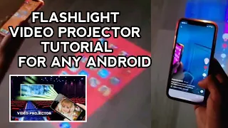 flashlight video projector tutorial for android 