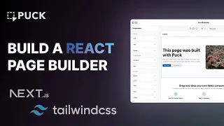 How to Build a React Page Builder Puck and Tailwind v4 0