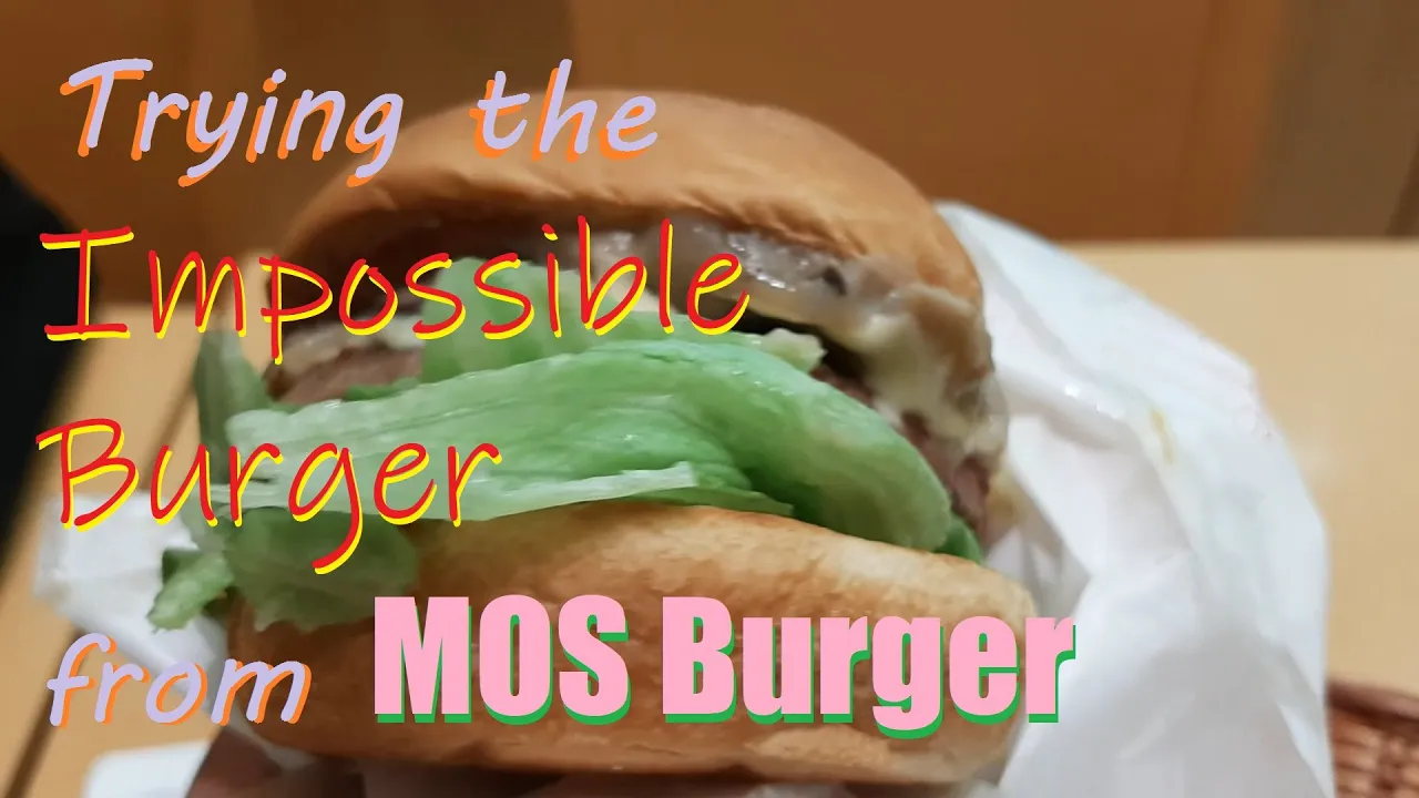 MOS Burger. Pumpkin Impossible Burger. How impossible? Very improbable. How likely is it Meat?