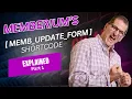 Memberium s Under Utilized memb - update