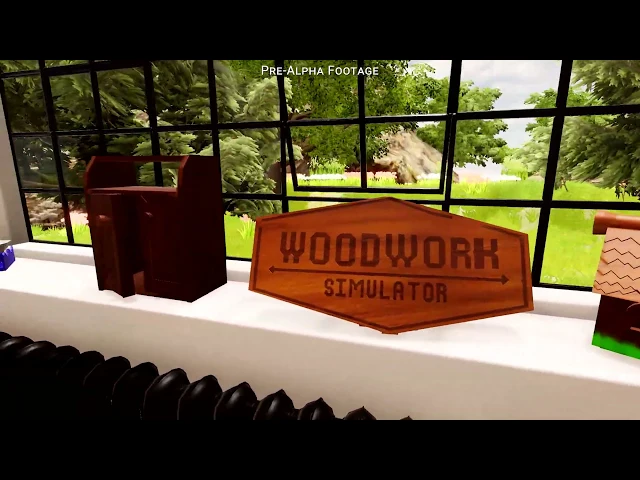 Woodwork Simulator - Announce Trailer